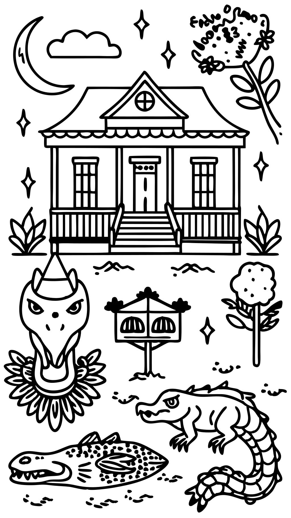 louisiana coloring pages